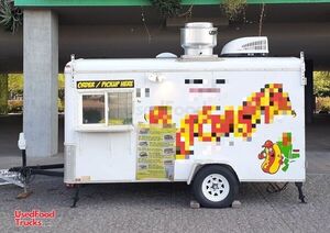 Fully-Functional 2003 6' x 12' Mobile Kitchen Food Concession Trailer.