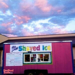 Shaved Ice Concession Trailer/ Used Snowball Trailer.