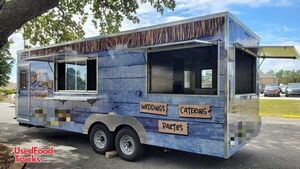 Lightly Used 2020 8.5' x 24' Street Food Kitchen Concession Trailer.