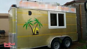2014 7' x 14'  Shaved Ice Concession Trailer