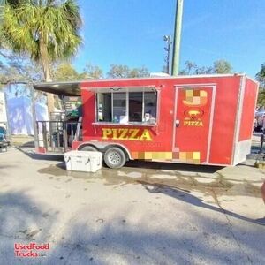 Like-New 2020 - 9' x 18' Freedom Wood-Fired Pizza Trailer with Open 6' Porch.