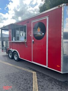 Like-New 2019 - 9' x 18' Freedom Wood-Fired Pizza Trailer with Open 6' Porch.