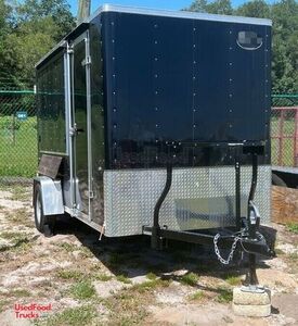 2017 - 12' Street Vending Concession Trailer with Shiny Exterior