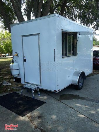 Brand New Ready for Business 2020 7' x 12' Food Concession Trailer