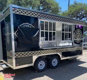 Like-New 2022 - 8.5' x 16' Permitted and Licensed Kitchen Food Concession Trailer.
