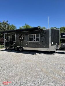 2023 8.5' x 24'  Barbecue Food Concession Trailer with Porch and Smoker