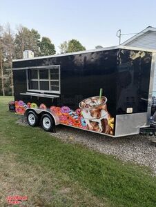 Turnkey - 2024 7' x 16' Freedom Mini Donut Concession Trailer w/ Fire Suppression System