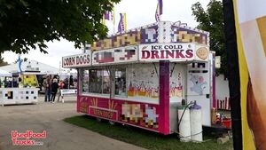 2006 - 8' x 16' Carnival Style Fun Food Trailer with Dodge Ram 250 Van