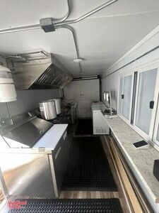 Licensed 2024 - 7.5' x 16' Lark Food Concession Trailer with Pro-Fire System
