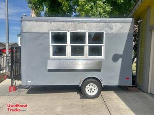 Single Axle Food Concession Trailer Mobile Vending Unit