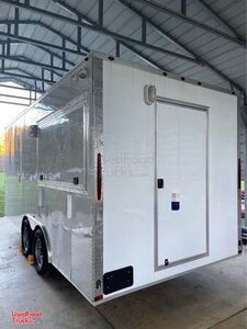 Lightly Used 2019 8.5' x 18' Mobile Kitchen Food Concession Trailer.