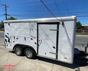 Used Pace American Mobile Shaved Ice Concession Trailer.
