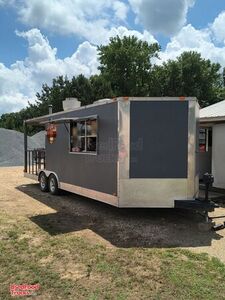 Well Equipped - 2017 28 Barbecue Food Concession Trailer with Porch