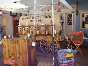 2009 - Old West Style Soda Wagon Concession Trailer