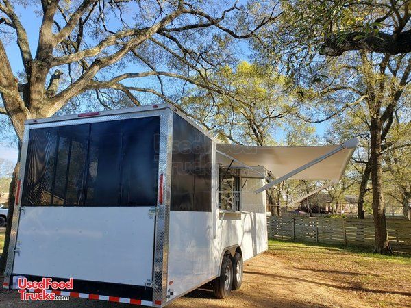 2020 - 8.5' x 26' Mobile Kitchen Food Concession Trailer w/ Screened Porch
