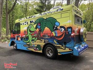 Turnkey Chevy P30 Step Van Snow Cone / Shaved Ice Truck.