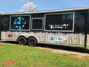 2002 8.5' x 20' Continental Cargo Mobile Kitchen Food Concession Trailer.