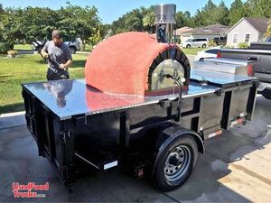 Mobile Pizza Brick Oven Wood-Fired Pizza Concession Trailer