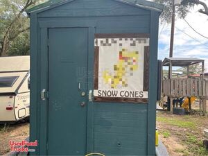 Home-Built Snow Cone Concession Trailer/Shaved Ice Trailer
