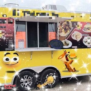 2018 Kitchen Food Concession Trailer with 2003 Chevrolet Silverado and Pro-Fire Suppression