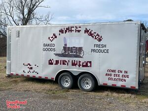 Like New 2022 - 8.5' x 18' Covered Wagon Bakery Concession Trailer with Ramp
