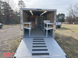 Like New 2022 - 8.5' x 18' Covered Wagon Bakery Concession Trailer with Ramp