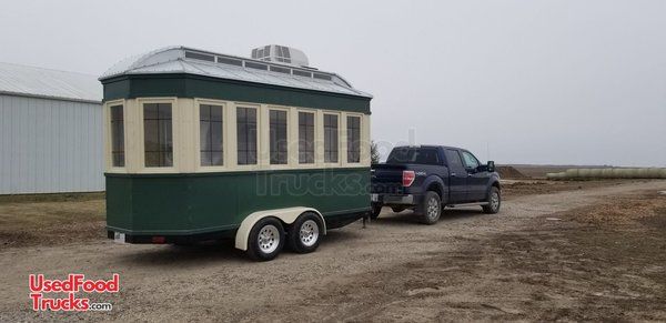 Classy Trolley Style 2016 16' Kitchen Food Trailer / Used Mobile Food Unit.
