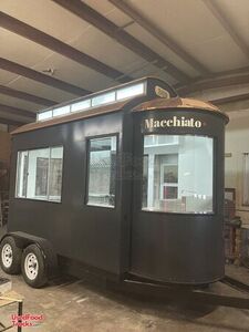 New 2022 - 8' x 17' Diner-Style Food Concession Trailer with Drive-Up Window.
