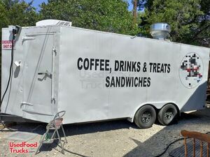 2000 - 8' x 22' Homemade Coffee and Beverage Concession Trailer.
