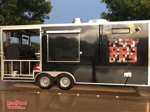 2016 Worldwide MK202 Barbecue Food Concession Trailer with Porch