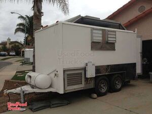 15' x 6' Double Axle Food Concession Trailer