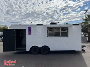 2019 - 8.5' x 20' Covered Wagon Wood-Fired Pizza Concession Trailer.