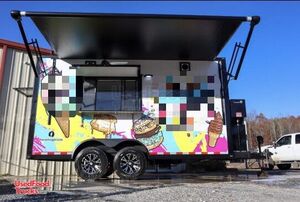 2025 8.5' x 16' Soft Serve Ice Cream Trailer Mobile Vending Unit