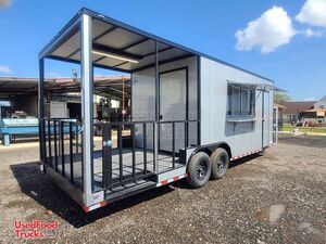 NEW 2022 - 8.5' x 24' Anvil Food Concession Trailer with Commercial Kitchen.
