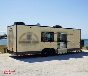 Well Equipped - 2023 8.5' x 28' Mobile Pizzeria with Slice Display Window.
