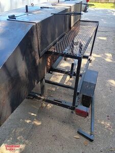 Custom Built - 2014 4' x 5' Open BBQ Smoker Trailer with Double Grill
