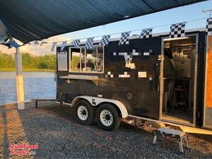 Ready to Use 2007 - 7.5' x 18' Mobile Kitchen Food Concession Trailer.