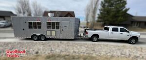 Loaded 2019 28' Lark Kitchen Food Concession Trailer w/ 2011 Ram 3500 Truck