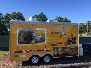 2016 - 8.5' x 16' Food Concession Trailer.
