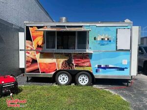 Never Been Used 7' x 14' Food Concession Trailer/ Kitchen Unit with Pro-Fire.
