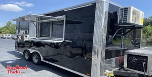 Permitted - 8.5 x 18' Concession Food Trailer Mobile Kitchen Unit.