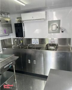 Permitted - 8.5 x 18' Concession Food Trailer Mobile Kitchen Unit