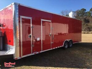 2021 8.5' x 22' Freedom Kitchen Food Concession Trailer w/ Bathroom and Pro-Fire Suppression