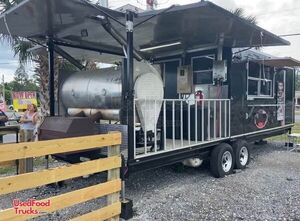 Custom Built 2017 26' Barbecue Concession Trailer with Porch.