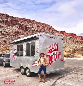 Used 8' x 16' Kitchen Food Concession Trailer with Pro-Fire System