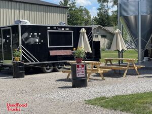 CUSTOM 2019 8' x 18' Mobile Kitchen Food Concession Trailer w/ Dual Sided Serving Windows.