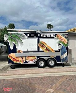 NEW - 2023 8.6' x 16' Kitchen Food Concession Trailer with Pro-Fire Suppression