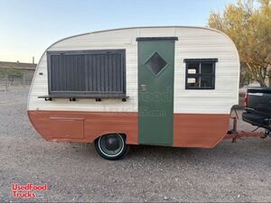 Vintage 1957 Camper Coffee Espresso Beverage Concession Trailer