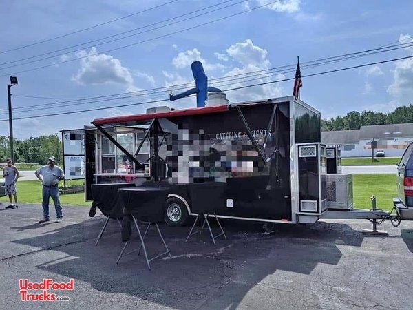Turnkey 2015 WorldWide 8.5' x 18' Catering and Kitchen Food Trailer.