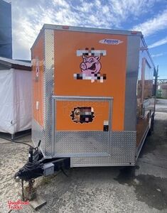 2016 - Freedom 8' x 24' Barbecue Concession Trailer with a 10' Porch